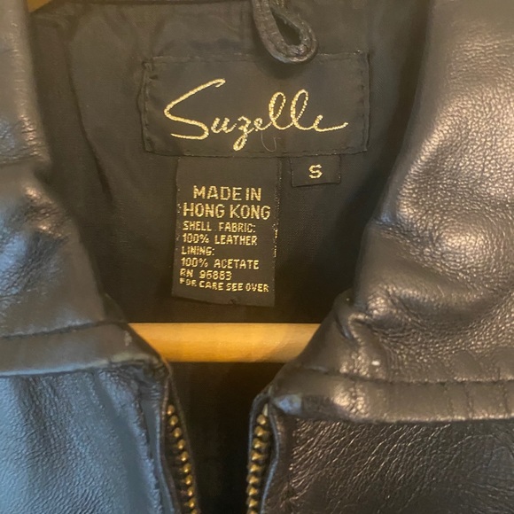 Vintage leather vest like new - Picture 2 of 6